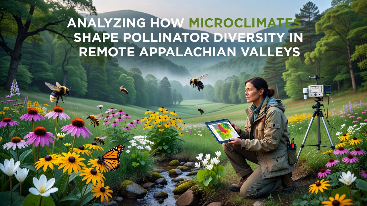 Analyzing How Microclimates Shape Pollinator Diversity in Remote Appalachian Valleys